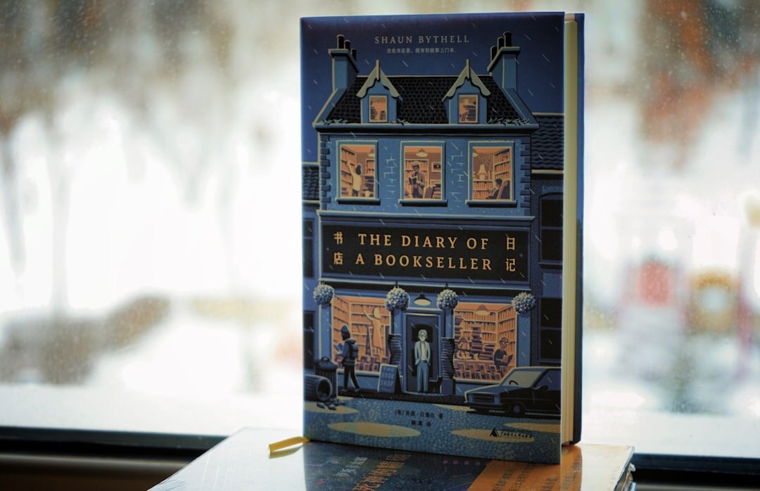 published mystery book on shelf