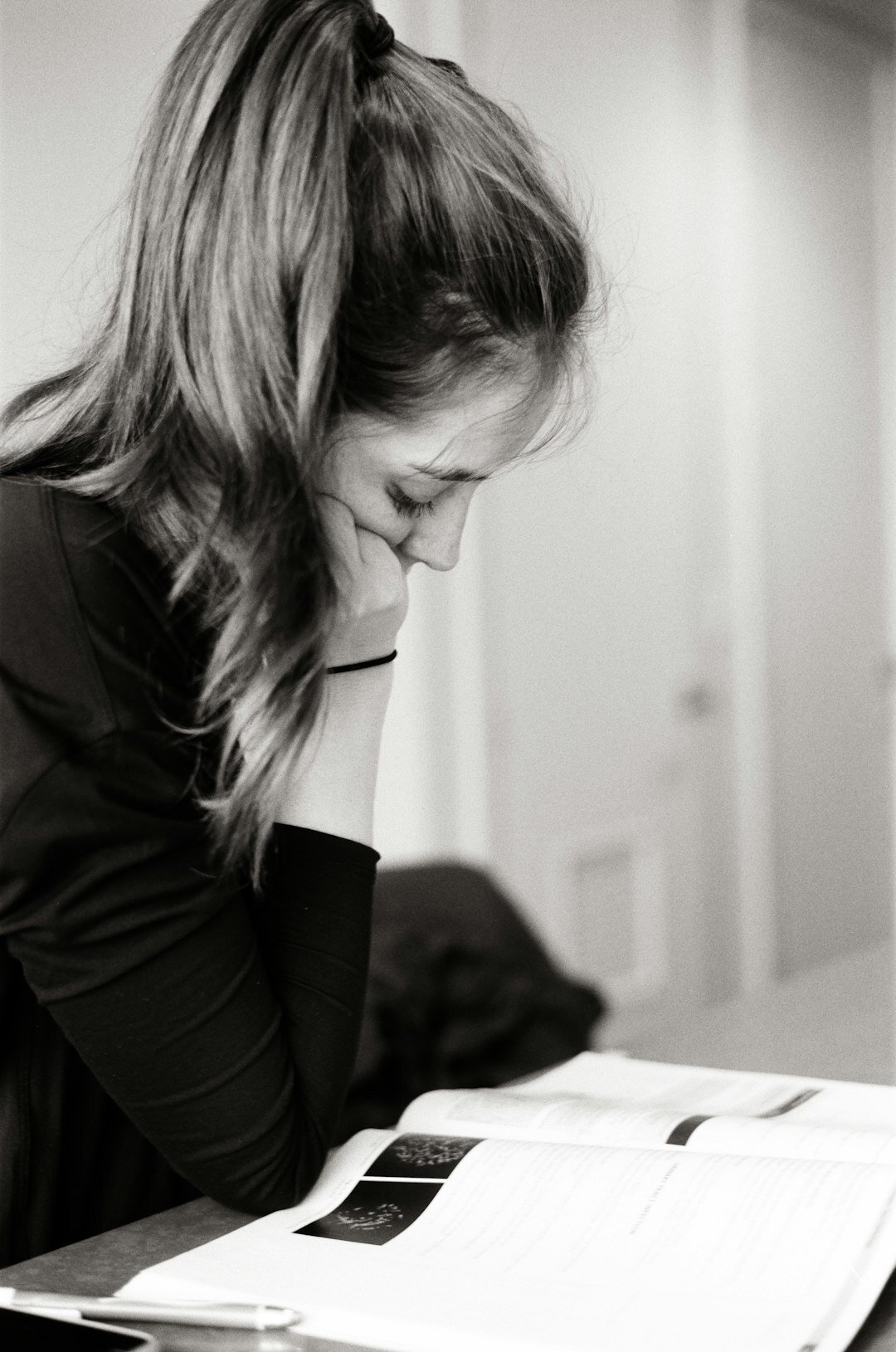 mystery writer plotting at desk